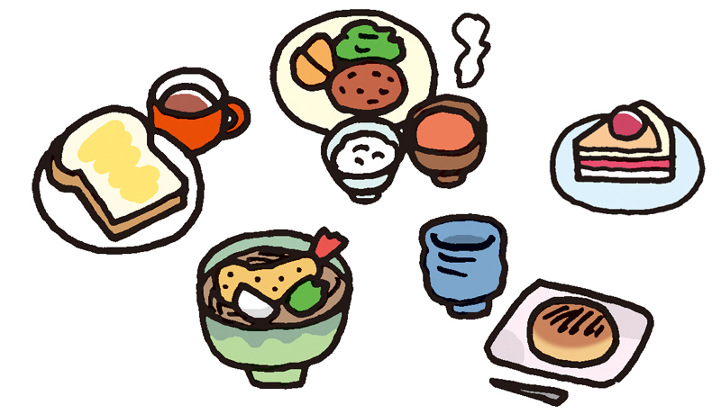 食べ物いろいろ(ウェブ用のカット)